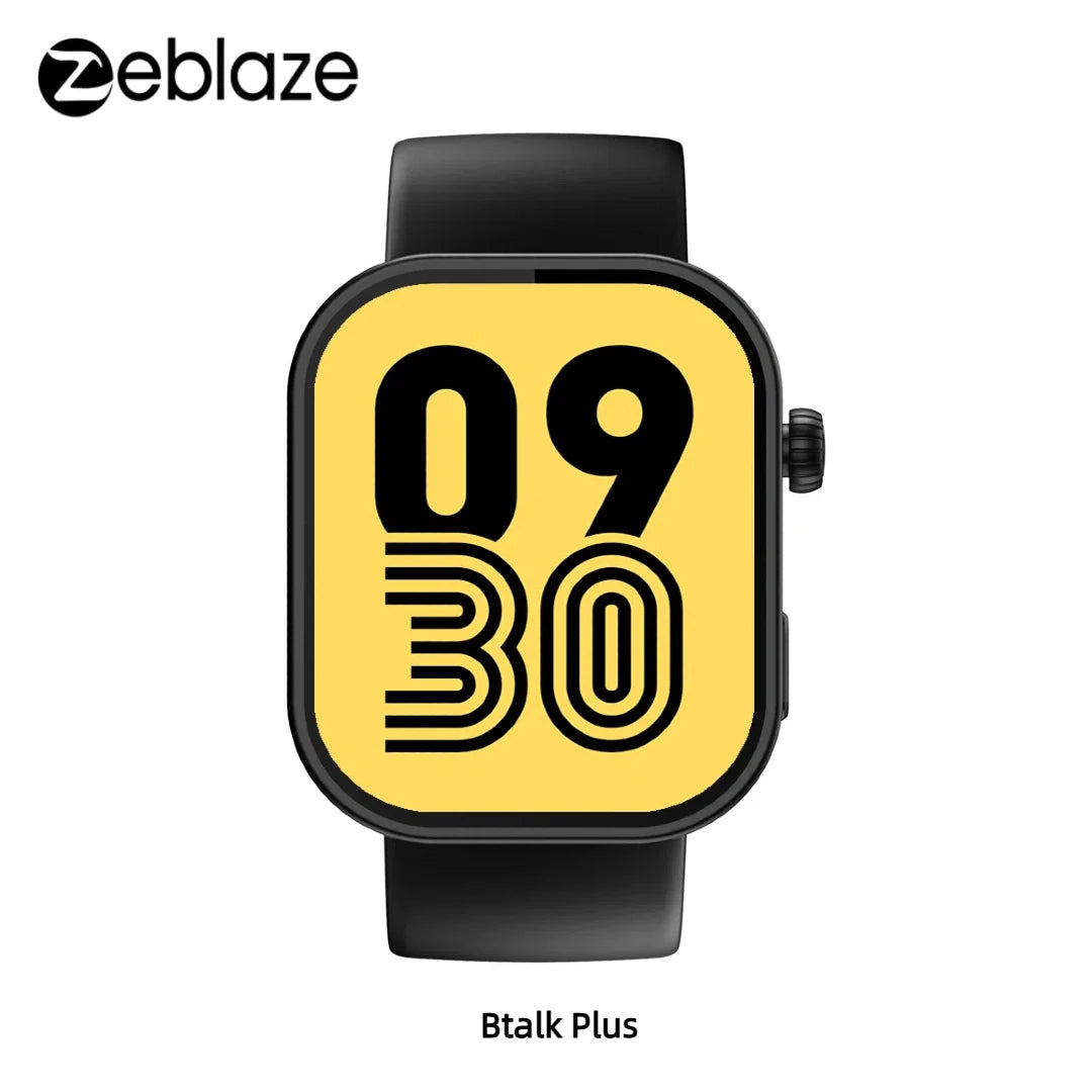 Smartwatch Zeblaze Btalk Plus 2,03 polegadas 240x296 Tela de Alta Clareza Relógio Esportivo (Preto) Longa Duração da Bateria Funções Práticas