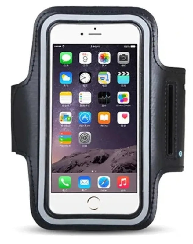 Braçadeira Porta Celular Treino Esporte Academia.