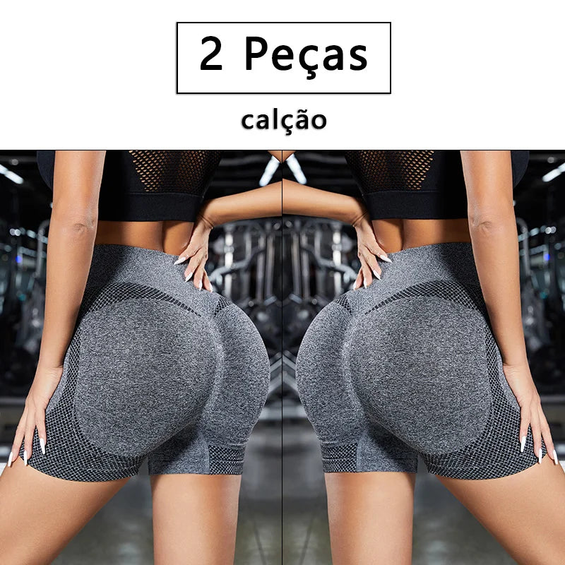 Conjunto de 2 peças: Calça e legging feminina.
