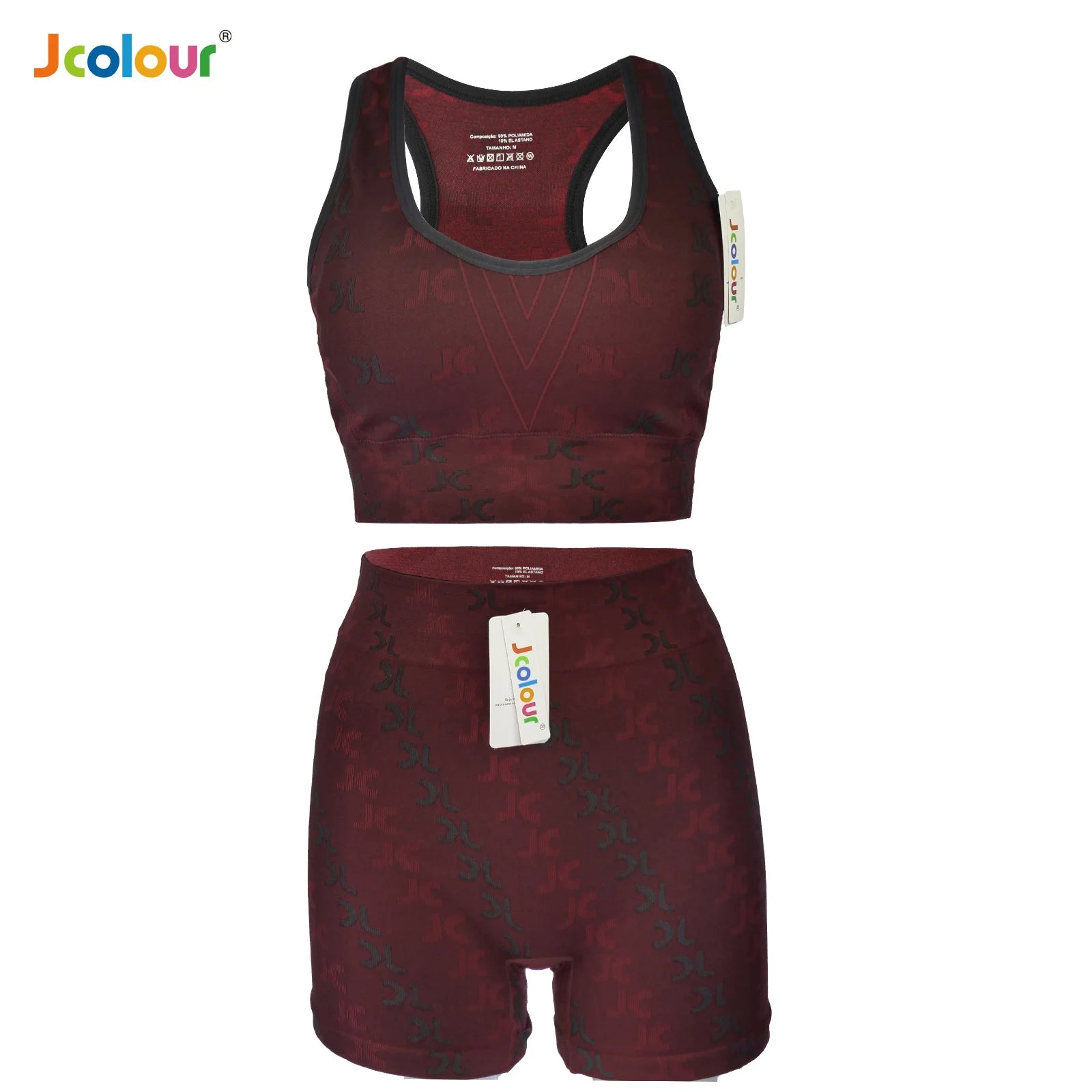 Conjunto Academia Fitness Feminino Leggings 1 Top Bra 1 Shorts