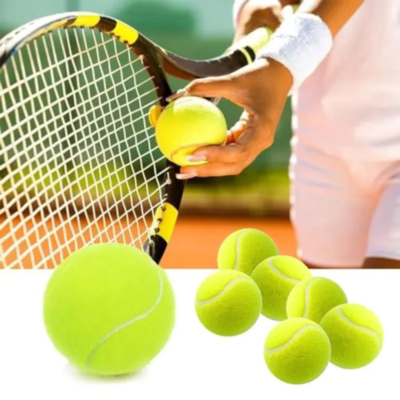 Conjunto de 3 Bolas de Tênis de Alta Flexibilidade para Treino!