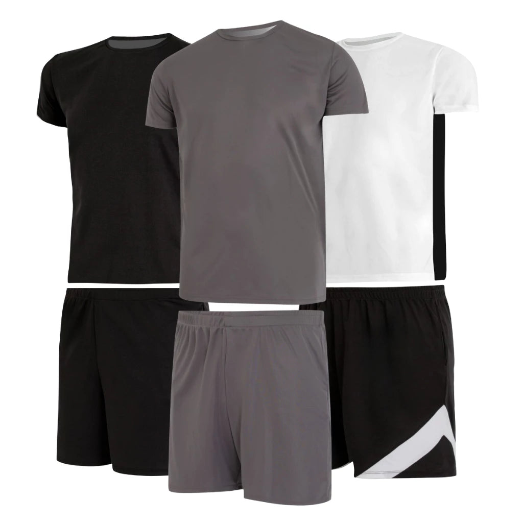 Conjunto Masculino Poliester Academia Básico Dry fit