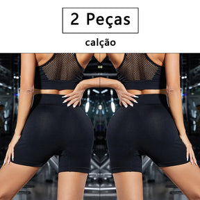 Conjunto de 2 peças: Calça e legging feminina.