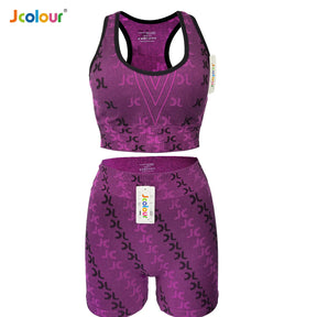 Conjunto Academia Fitness Feminino Leggings 1 Top Bra 1 Shorts