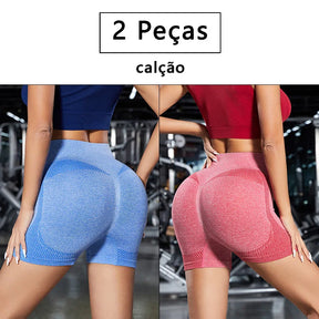 Conjunto de 2 peças: Calça e legging feminina.