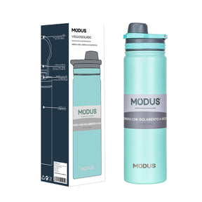 Garrafa Térmica MODUS com Canudo Copo Térmico de Aço Inoxidável Isotérmico 750ml