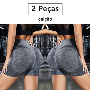 Conjunto de 2 peças: Calça e legging feminina.
