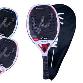 Raquete Beach Tenis Camewin Carbono 3K Relax Ed Especial Potencia Leve Capa Profissional Tratamento